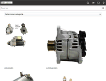 Tablet Screenshot of motores-alternadores.com